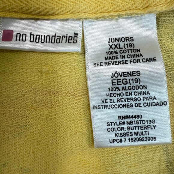 Y2K No Boundaries Hawaiian Zip Hoodie Short Sleeve Sweatshirt Women’s XXL - Picture 4 of 5